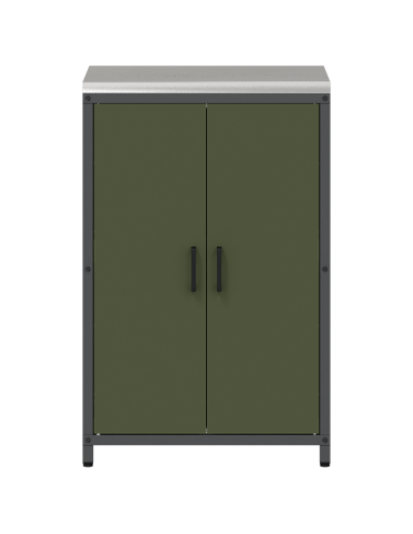 Stoccaggio in cucina Verde oliva 60 x 50 x 92 cm Acciaio