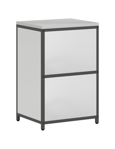 Stoccaggio in cucina con porta Argento 60 x 50 x 92 cm Acciaio