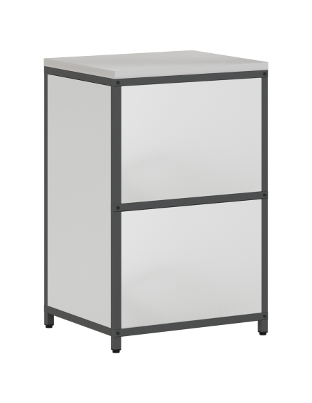 Armadietto per Stoccaggio in Cucina Argento 60 x 50 x 92 cm
