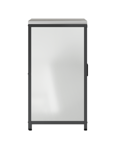 Stoccaggio in cucina con porta Argento 60 x 50 x 92 cm Acciaio