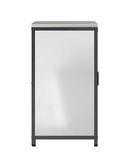 Armadietto per Stoccaggio in Cucina Argento 60 x 50 x 92 cm