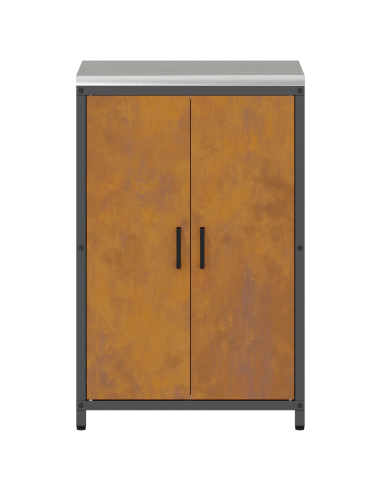 Stoccaggio in cucina con porta Ruggine 60 x 50 x 92 cm Acciaio