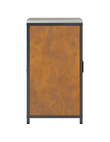 Stoccaggio in cucina con porta Ruggine 60 x 50 x 92 cm Acciaio