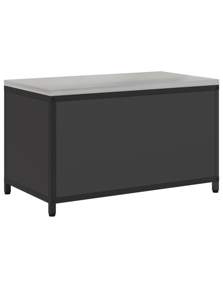 Stoccaggio in cucina con porta Nero 60 x 50 x 92 cm Acciaio