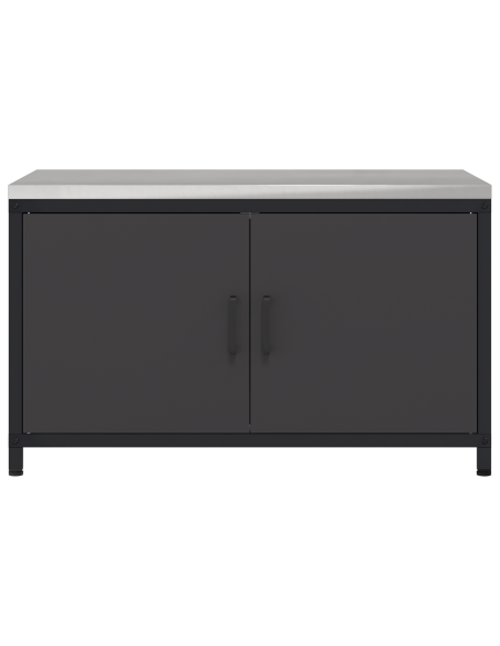 Armadietto per Stoccaggio in Cucina Nero 60 x 50 x 92 cm
