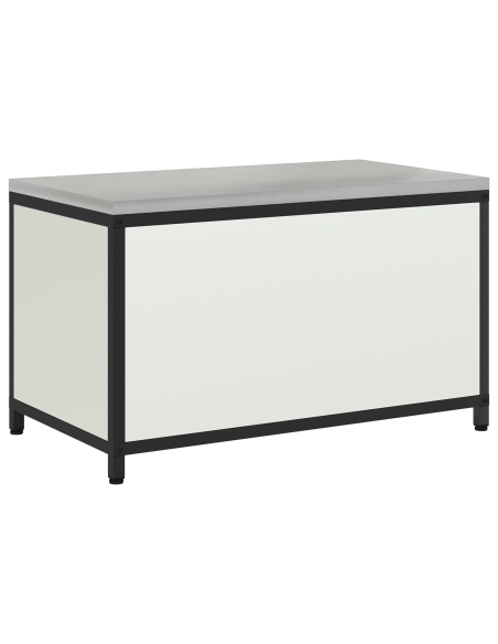 Stoccaggio in cucina con porta Bianco 60 x 50 x 92 cm Acciaio