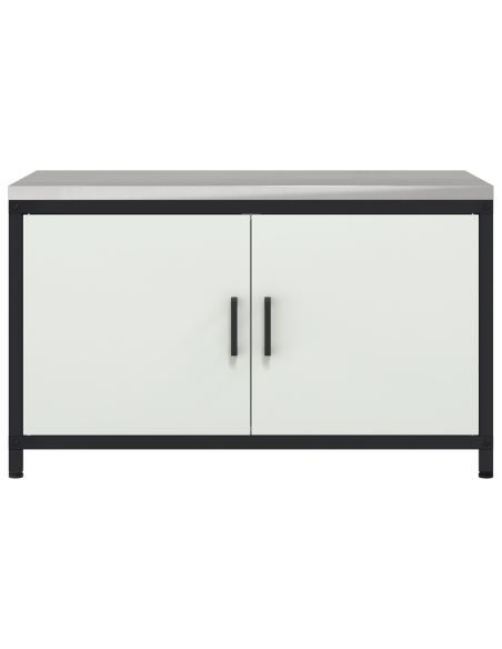Stoccaggio in cucina con porta Bianco 60 x 50 x 92 cm Acciaio