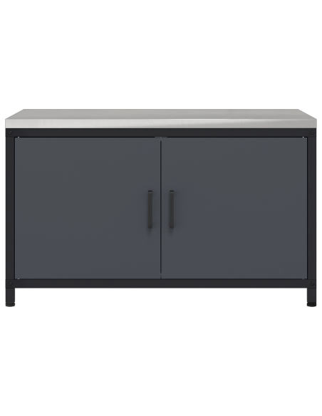 Armadietto per Stoccaggio in Cucina Antracite 60 x 50 x 92 cm