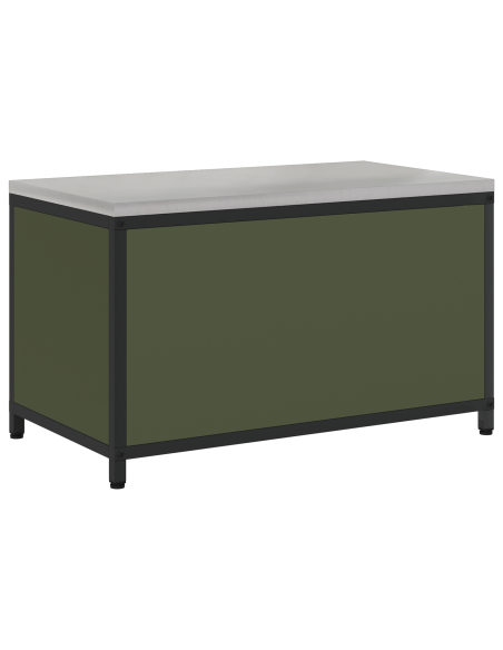 Armadietto per Stoccaggio in Cucina Verde oliva 60 x 50 x 92 cm