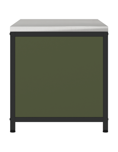 Stoccaggio in cucina Verde oliva 60 x 50 x 92 cm Acciaio