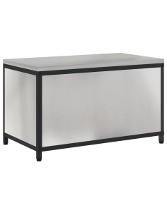 Stoccaggio in cucina con porta Argento 60 x 50 x 92 cm Acciaio 2