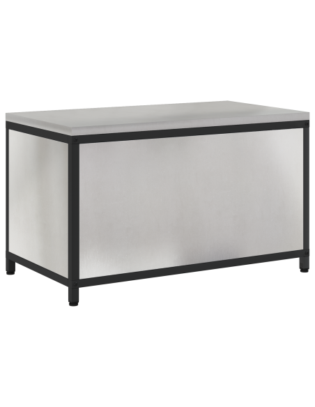 Armadietto per Stoccaggio in Cucina Argento 60 x 50 x 92 cm