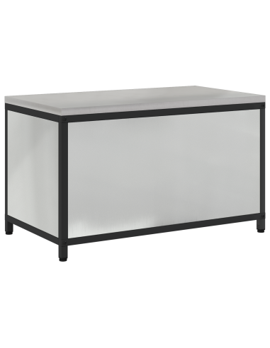 Stoccaggio in cucina con porta Argento 60 x 50 x 92 cm Acciaio