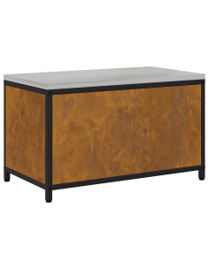 Stoccaggio in cucina con porta Ruggine 60 x 50 x 92 cm Acciaio 2