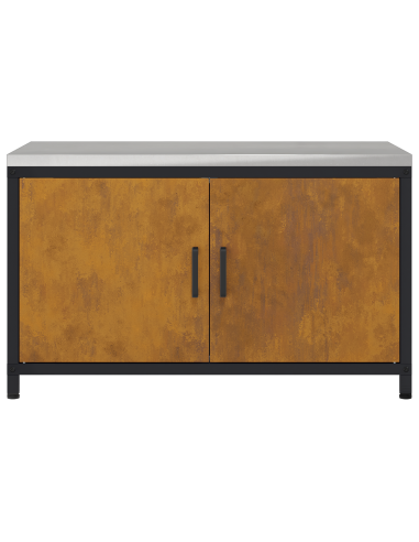 Stoccaggio in cucina con porta Ruggine 60 x 50 x 92 cm Acciaio