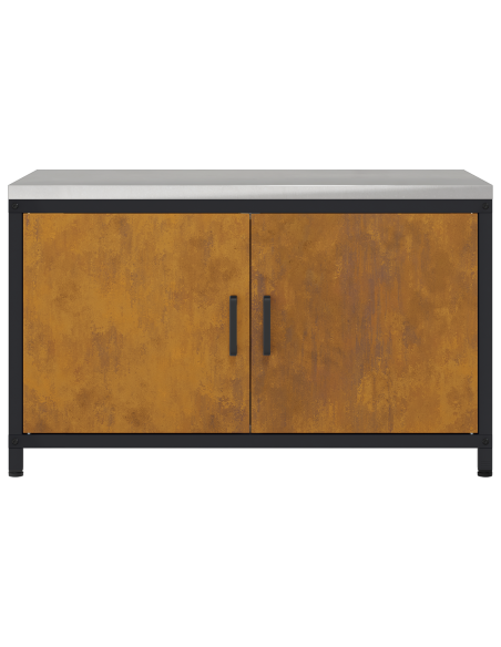 Stoccaggio in cucina con porta Ruggine 60 x 50 x 92 cm Acciaio