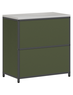 Stoccaggio in cucina Verde oliva 60 x 50 x 92 cm Acciaio 2