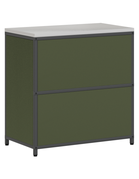 Stoccaggio in cucina Verde oliva 60 x 50 x 92 cm Acciaio