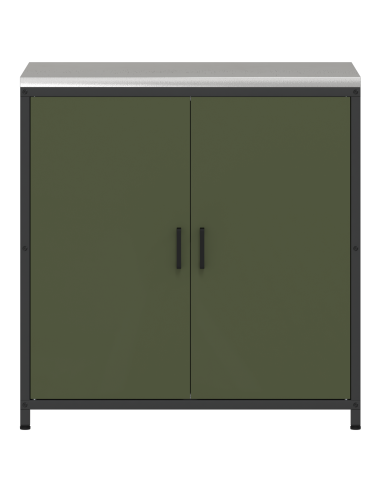 Stoccaggio in cucina Verde oliva 60 x 50 x 92 cm Acciaio