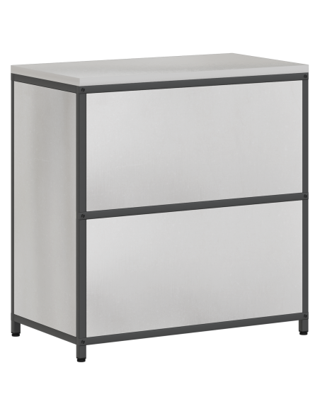 Armadietto per Stoccaggio in Cucina Argento 60 x 50 x 92 cm
