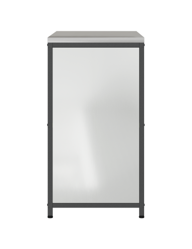 Stoccaggio in cucina con porta Argento 60 x 50 x 92 cm Acciaio