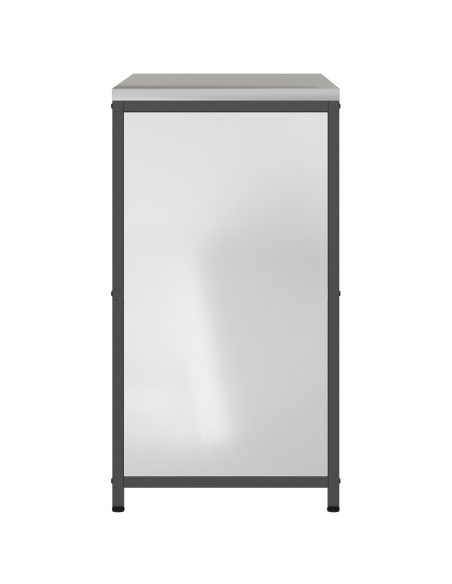 Stoccaggio in cucina con porta Argento 60 x 50 x 92 cm Acciaio