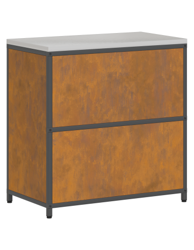 Stoccaggio in cucina con porta Ruggine 60 x 50 x 92 cm Acciaio