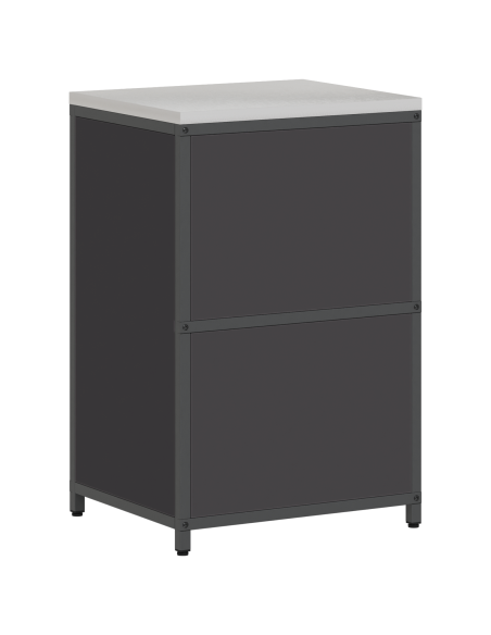 Armadietto per Stoccaggio in Cucina Nero 60 x 50 x 92 cm
