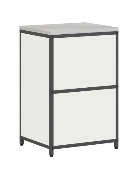 Stoccaggio in cucina con porta Bianco 60 x 50 x 92 cm Acciaio