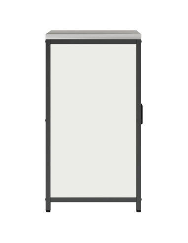 Stoccaggio in cucina con porta Bianco 60 x 50 x 92 cm Acciaio