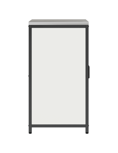 Stoccaggio in cucina con porta Bianco 60 x 50 x 92 cm Acciaio