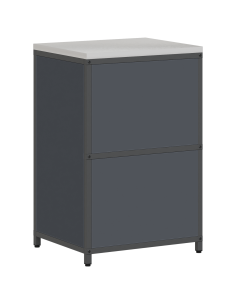 Stoccaggio in cucina Antracite 60 x 50 x 92 cm Acciaio 2