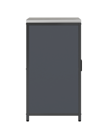 Armadietto per Stoccaggio in Cucina Antracite 60 x 50 x 92 cm