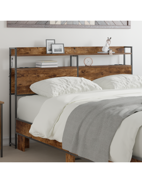 Testata contenitore Rovere fumo 150 cm Legno multistrato