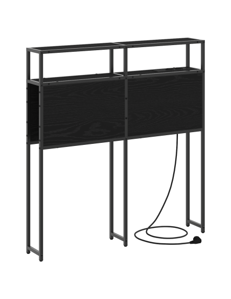 Testata contenitore Rovere Nero 100 cm Legno multistrato