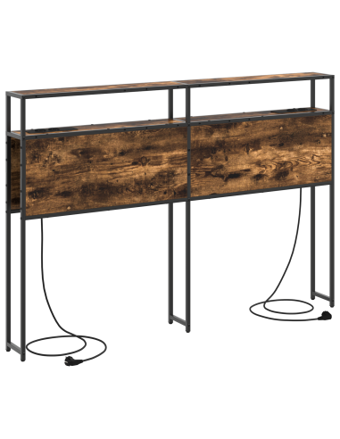 Testata contenitore Rovere fumo 135 cm Legno multistrato