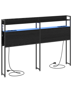 Testata contenitore Rovere nero 150 cm Legno multistrato 2