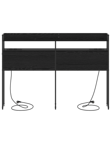 Testata contenitore Rovere nero 150 cm Legno multistrato