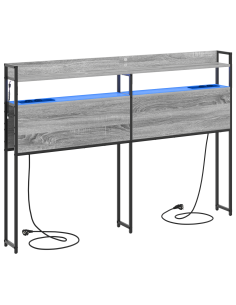 Testata contenitore Grigio sonoma 150 cm Legno multistrato 2