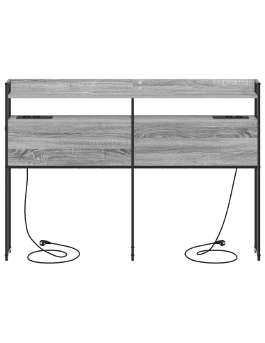 Testata contenitore Grigio sonoma 150 cm Legno multistrato