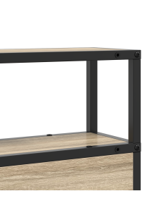 Testata contenitore rovere sonoma 100 cm Legno multistrato 2