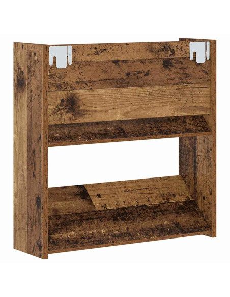 Armadi per scarpe da muro Legno antico 60 x 18 x 60 cm
