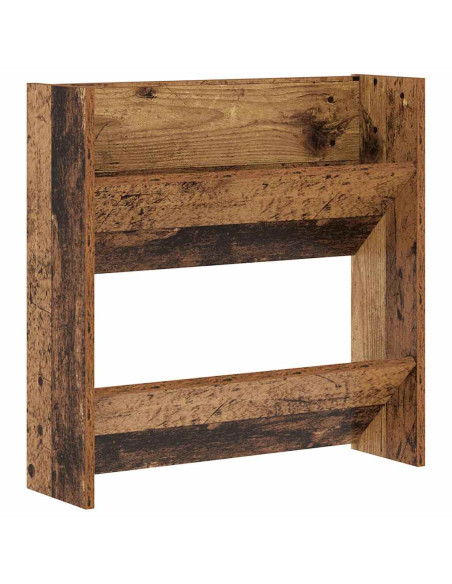 Armadi per scarpe da muro 2 pcs Legno antico 60 x 18 x 60 cm