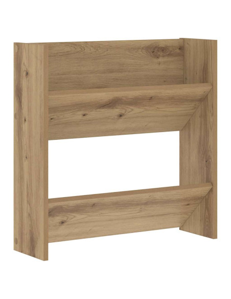 Armadi per scarpe da muro 2 pcs rovere artigianale