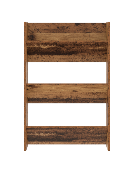 Armadi per scarpe da muro 2 pcs Legno antico 60 x 18 x 60 cm