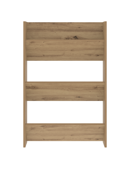 Armadi per scarpe da muro 2 pcs rovere artigianale