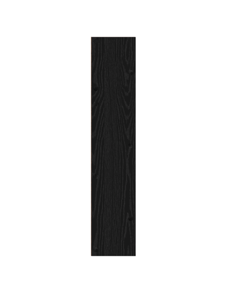 Armadi per scarpe da muro Rovere nero 60 x 18 x 60 cm