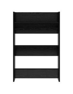 Mobile per scarpe 2 pcs Rovere Nero 60 x 18 x 90 cm