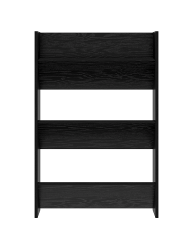 Mobile per scarpe 2 pcs Rovere Nero 60 x 18 x 90 cm