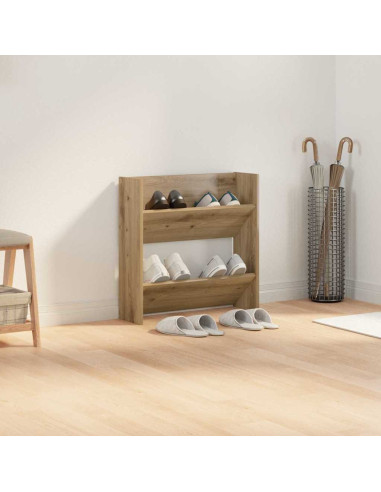 Mobile per scarpe Rovere artigianale 60 x 18 x 60 cm